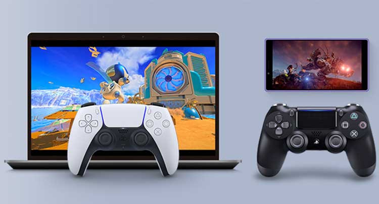 بازی با لپ تاپ و گوشی 