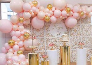 تم تولد صورتی طلایی دخترانه و بهترین ایده فوق جذاب