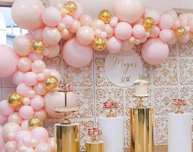 تم تولد صورتی طلایی دخترانه و بهترین ایده فوق جذاب