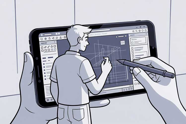 6 بهترین برنامه اتوکد فارسی اندروید (نقشه کشی قطعات صنعتی)